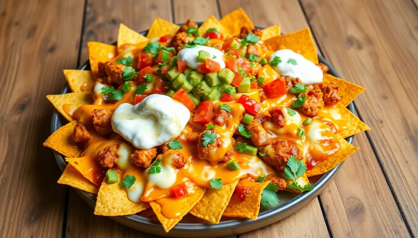 BBQ Chicken Nachos Recipe: Easy 20-Minute Loaded Nacho Recipe 10 BBQ Chicken Nachos Recipe: Easy 20-Minute Loaded Nacho Recipe 9