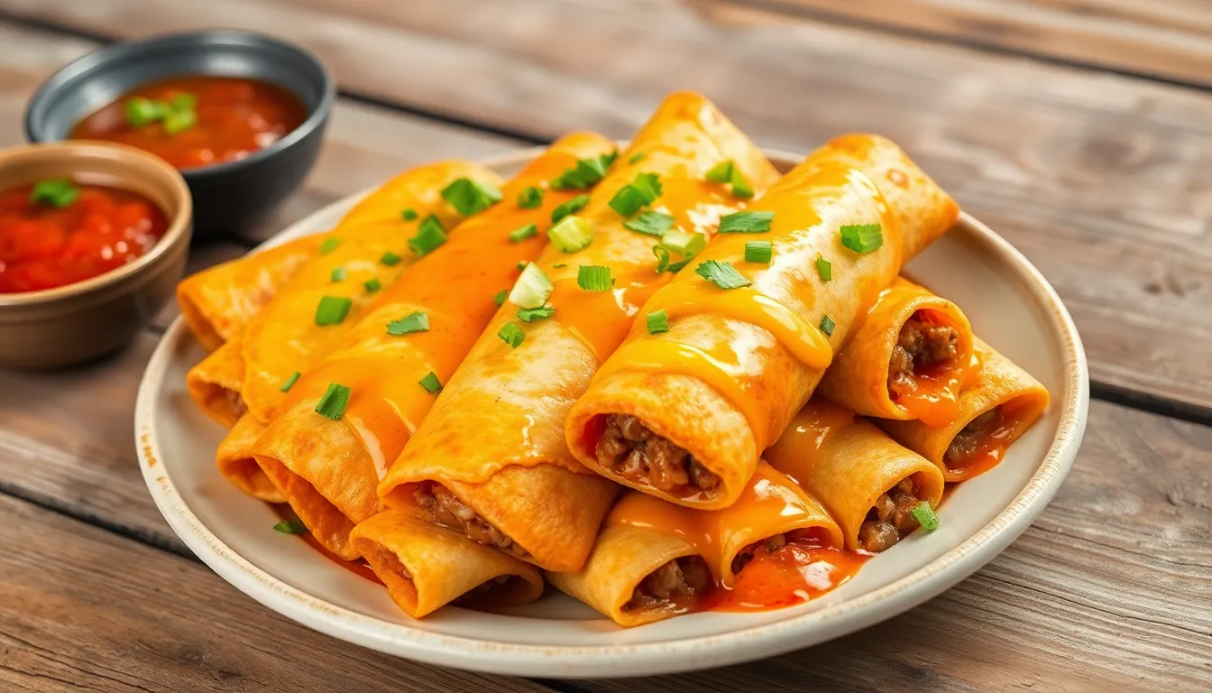 Crispy Beef and Cheese Chimichanga Recipe - Easy Homemade Mexican Favorite 9