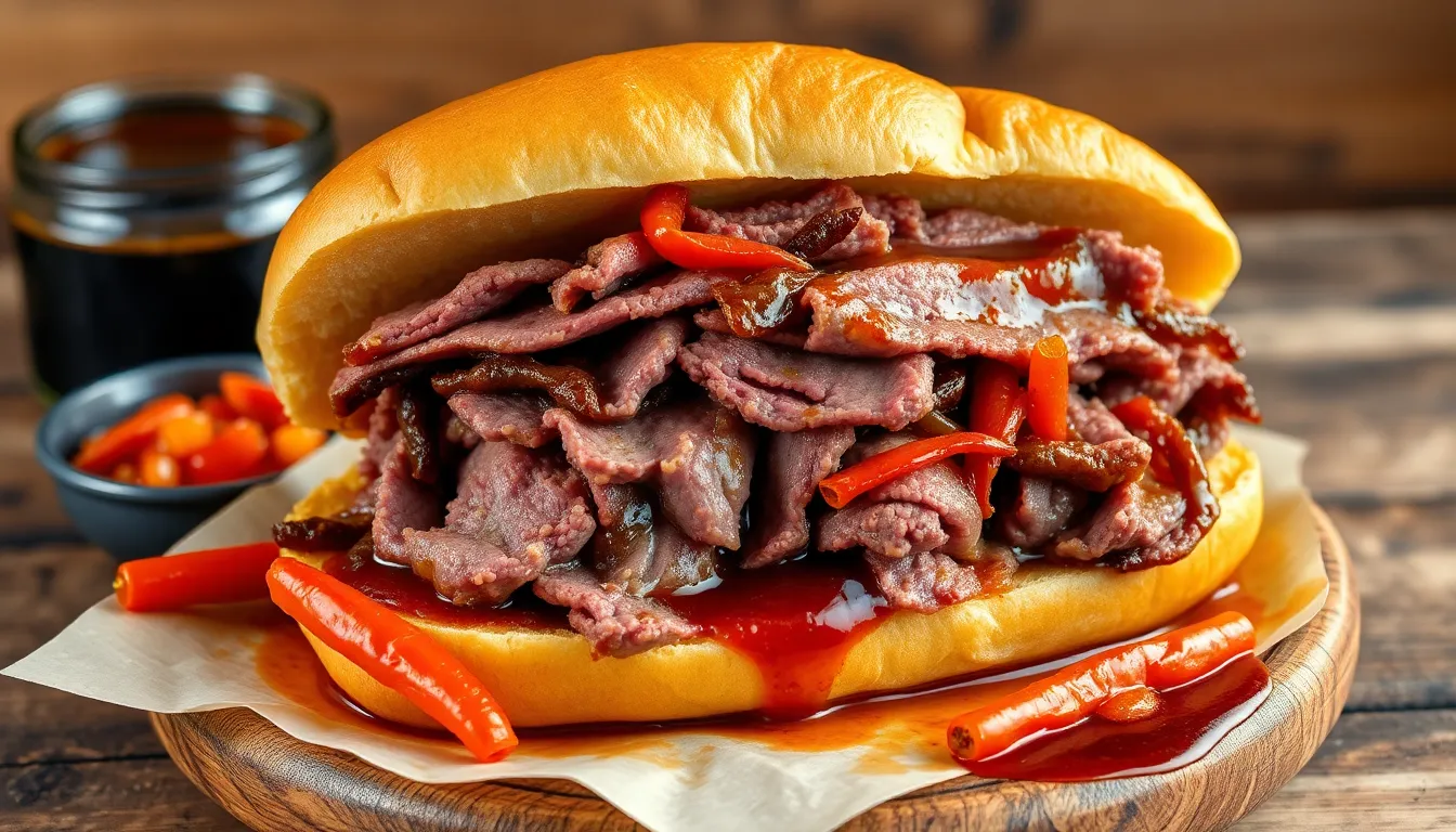 Authentic Chicago Italian Beef Recipe: Make the Iconic Sandwich at Home 10 Authentic Chicago Italian Beef Recipe: Make the Iconic Sandwich at Home 9