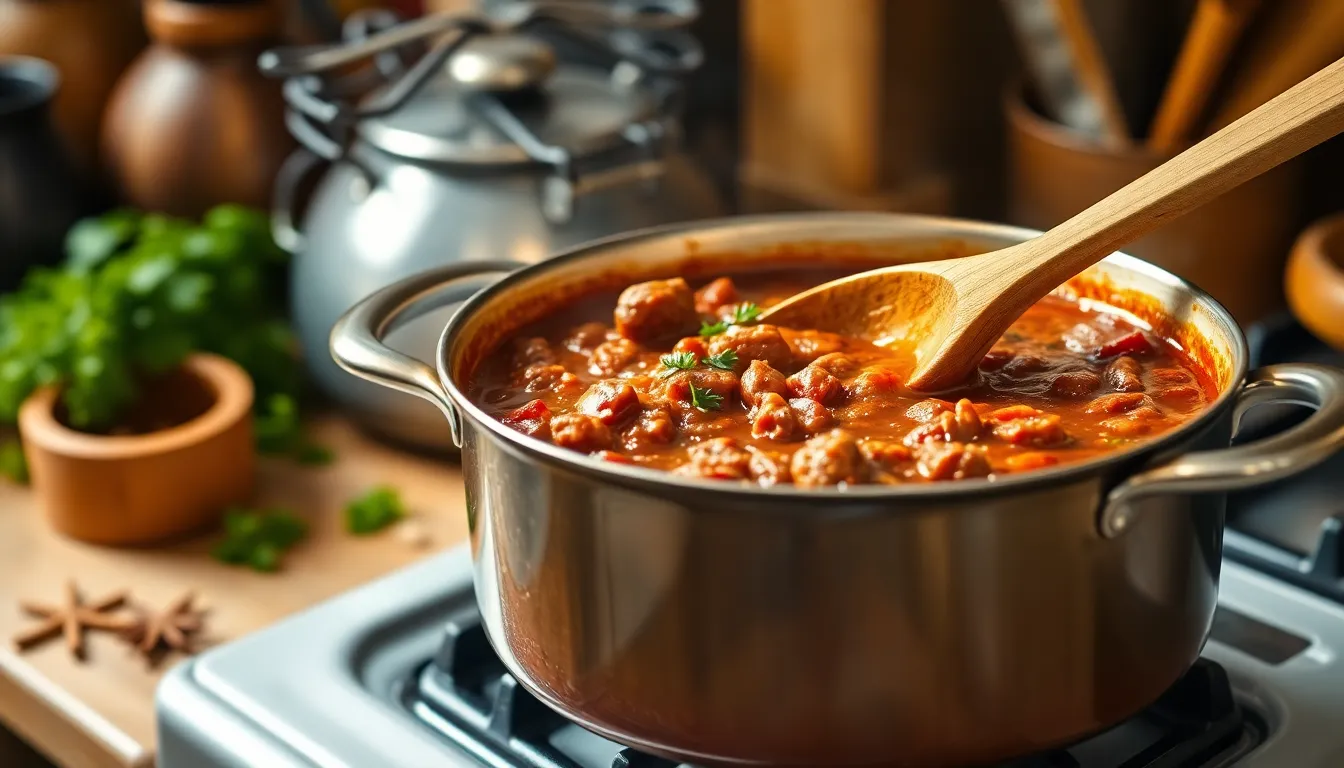 Hearty Sausage and Beef Chili Recipe - Perfect for Cold Weather Comfort Food 10 Hearty Sausage and Beef Chili Recipe - Perfect for Cold Weather Comfort Food 9