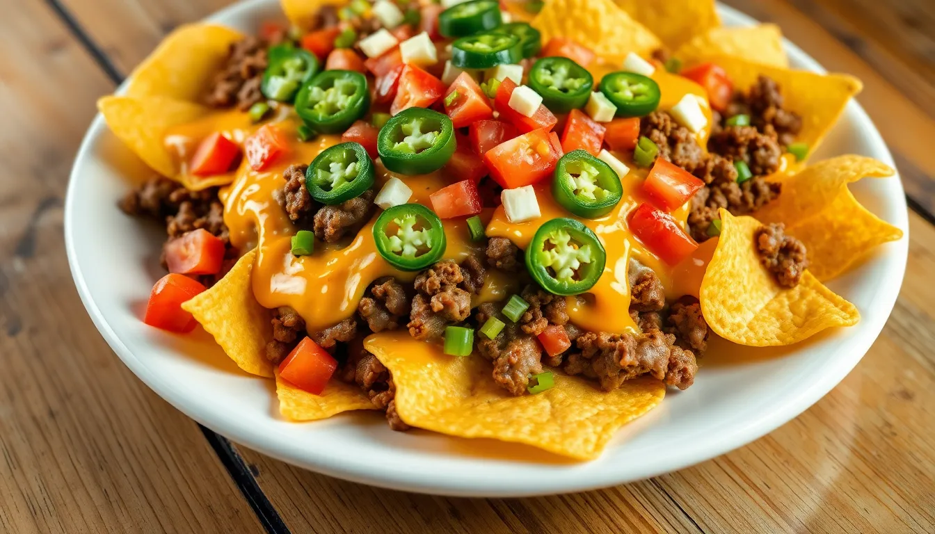 Easy Ground Beef Nachos Recipe - Loaded with Flavor in 30 Minutes 10 Easy Ground Beef Nachos Recipe - Loaded with Flavor in 30 Minutes 9