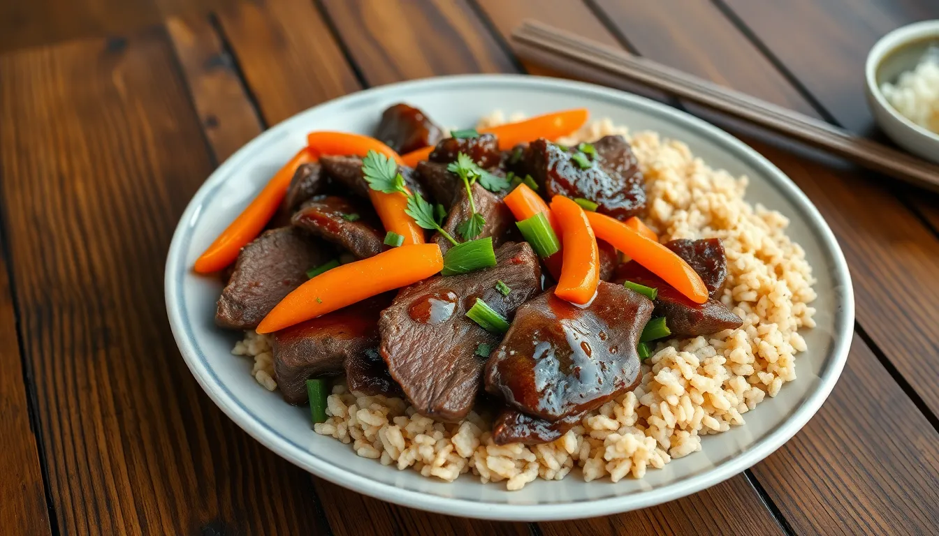 Healthy Mongolian Beef Recipe: 40% Fewer Calories in Just 20 Minutes 10 Healthy Mongolian Beef Recipe: 40% Fewer Calories in Just 20 Minutes 9