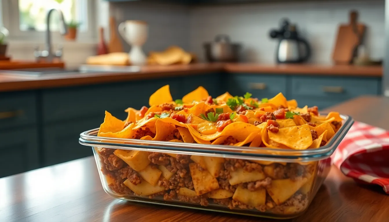 Easy Beef Nacho Casserole Recipe - Perfect for Game Day & Family Dinners 10 Easy Beef Nacho Casserole Recipe - Perfect for Game Day & Family Dinners 9