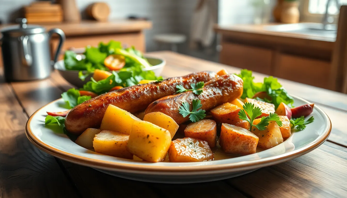 Easy Oven Roasted Smoked Sausage and Potatoes Recipe (30-Minute Sheet Pan Meal) 10 Easy Oven Roasted Smoked Sausage and Potatoes Recipe (30-Minute Sheet Pan Meal) 9
