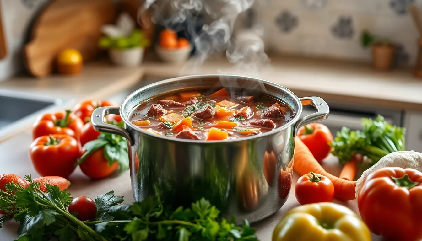 Easy Vegetable Beef Soup Recipe - Hearty Homemade Comfort Food in 2 Hours 9