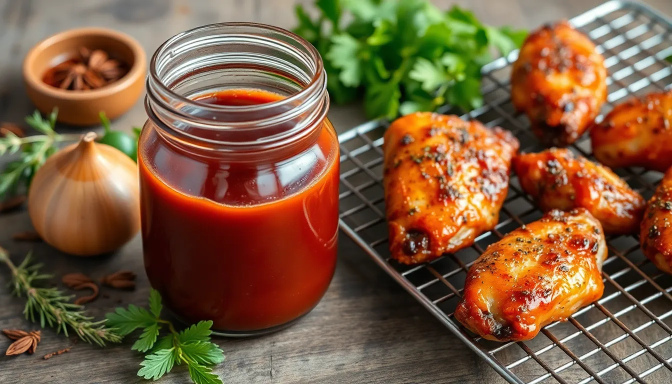 The Best BBQ Sauce for Wings Recipe - Sweet, Smoky & Tangy Homemade Sauce 12 The Best BBQ Sauce for Wings Recipe - Sweet, Smoky & Tangy Homemade Sauce 11
