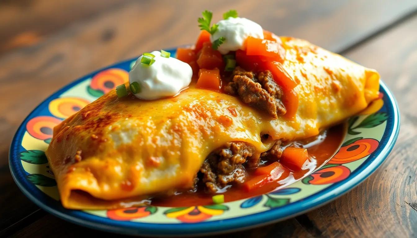 Crispy Beef and Cheese Chimichanga Recipe - Easy Homemade Mexican Favorite 11