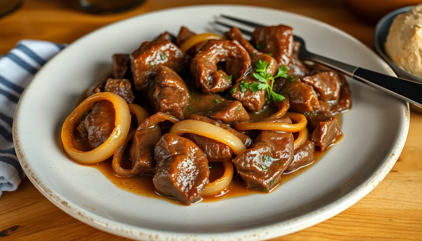 Easy Beef Liver and Onions Recipe: Tender, Flavorful & Restaurant-Quality 12 Easy Beef Liver and Onions Recipe: Tender, Flavorful & Restaurant-Quality 11