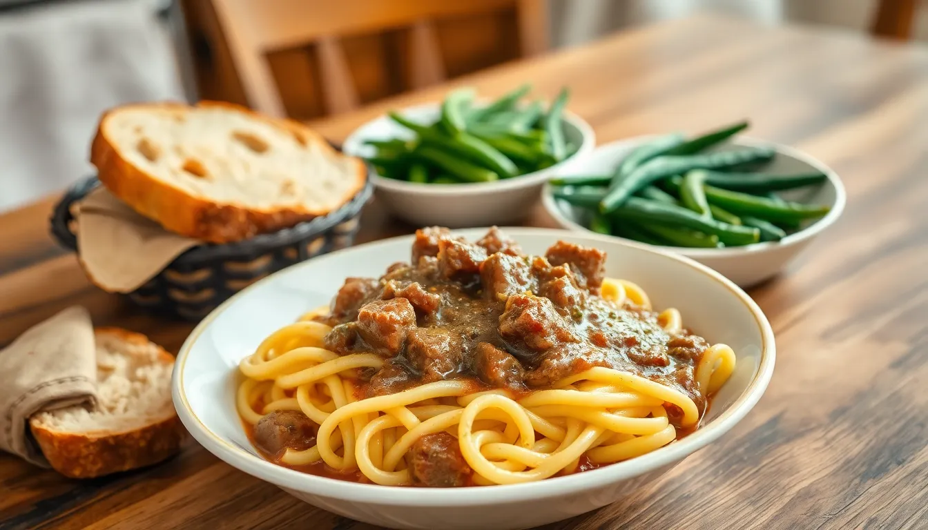 Easy Beef Tips and Noodles Recipe: Tender, Comforting Family Dinner in 30 Minutes 12 Easy Beef Tips and Noodles Recipe: Tender, Comforting Family Dinner in 30 Minutes 11