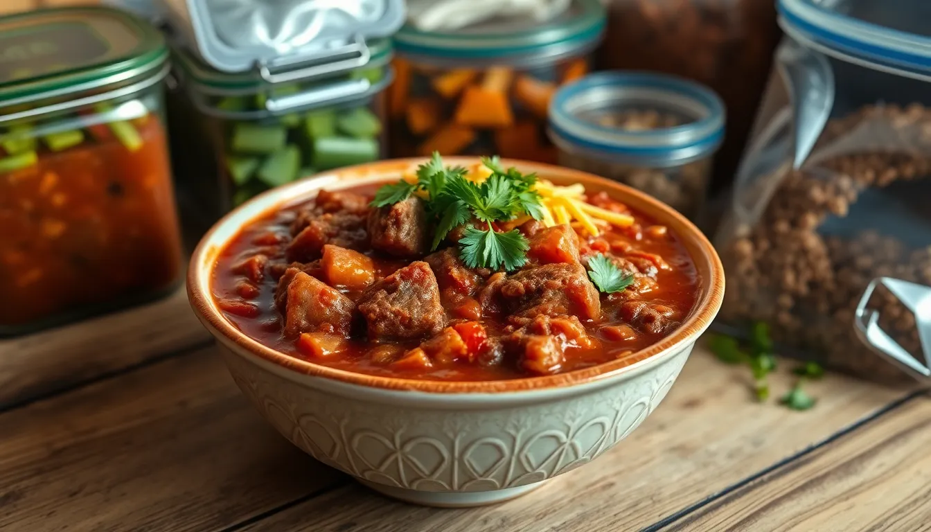 Hearty Sausage and Beef Chili Recipe - Perfect for Cold Weather Comfort Food 12 Hearty Sausage and Beef Chili Recipe - Perfect for Cold Weather Comfort Food 11