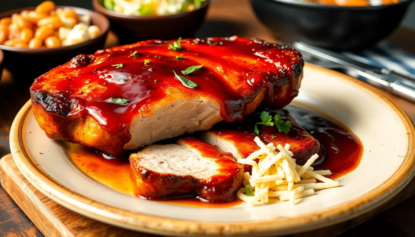 Easy BBQ Pork Chops in Oven: Juicy & Tender Recipe Ready in 45 Minutes 12 Easy BBQ Pork Chops in Oven: Juicy & Tender Recipe Ready in 45 Minutes 11