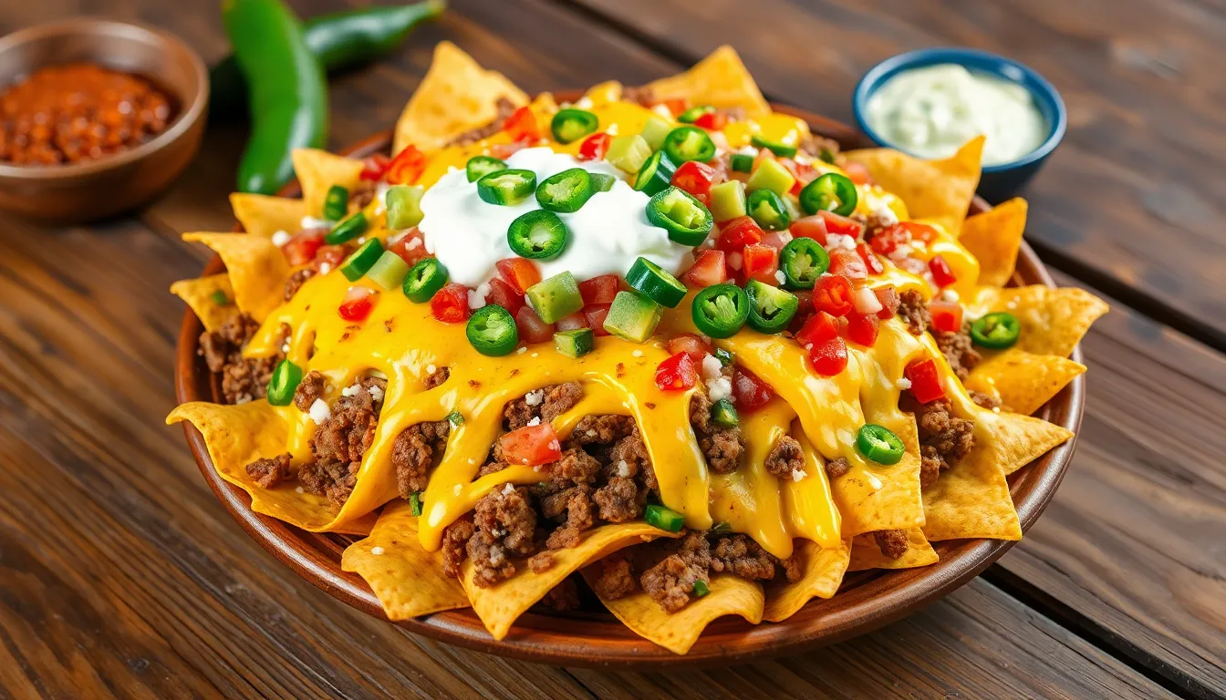 Easy Ground Beef Nachos Recipe - Loaded with Flavor in 30 Minutes 12 Easy Ground Beef Nachos Recipe - Loaded with Flavor in 30 Minutes 11