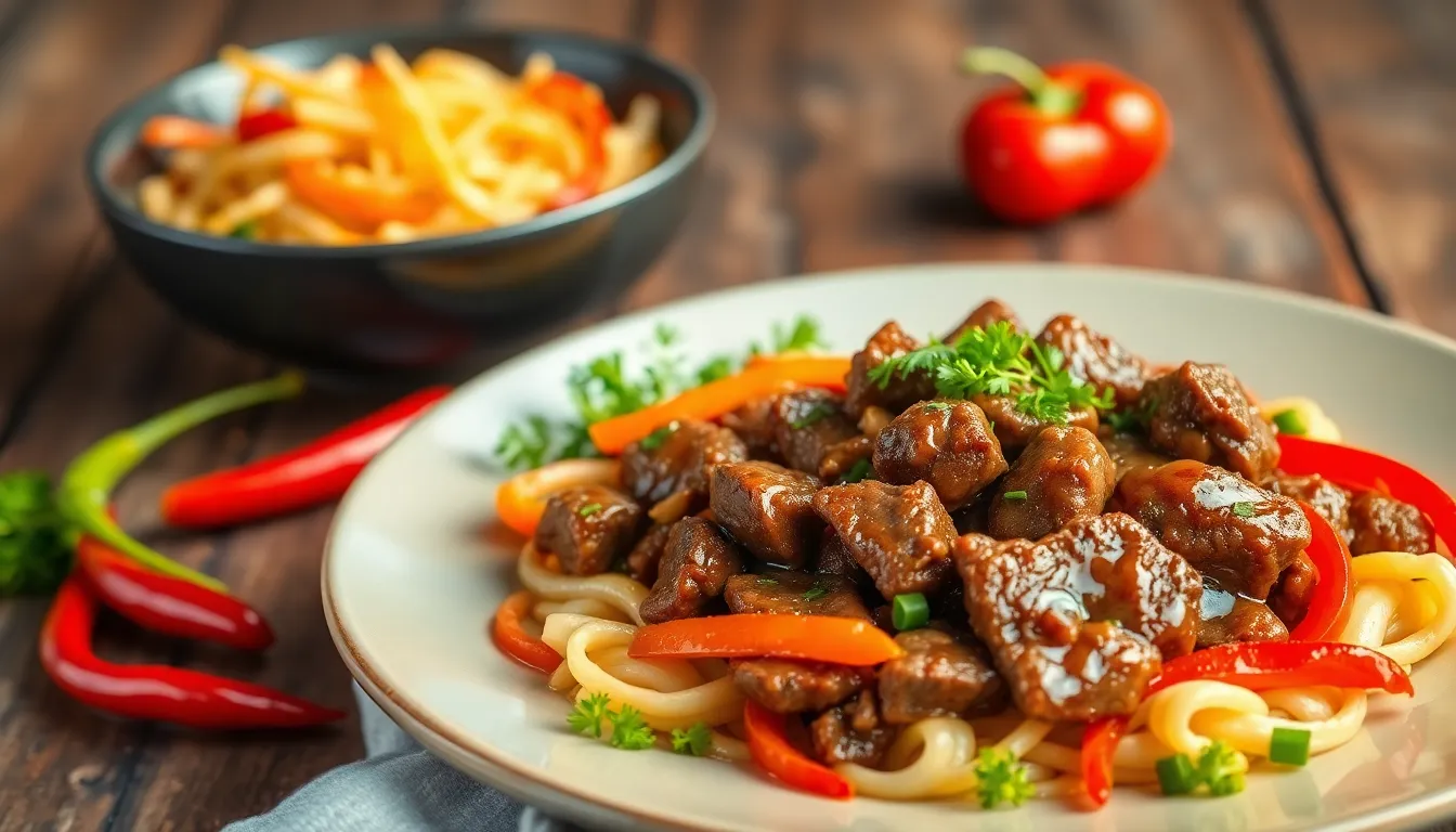 Healthy Mongolian Beef Recipe: 40% Fewer Calories in Just 20 Minutes 12 Healthy Mongolian Beef Recipe: 40% Fewer Calories in Just 20 Minutes 11