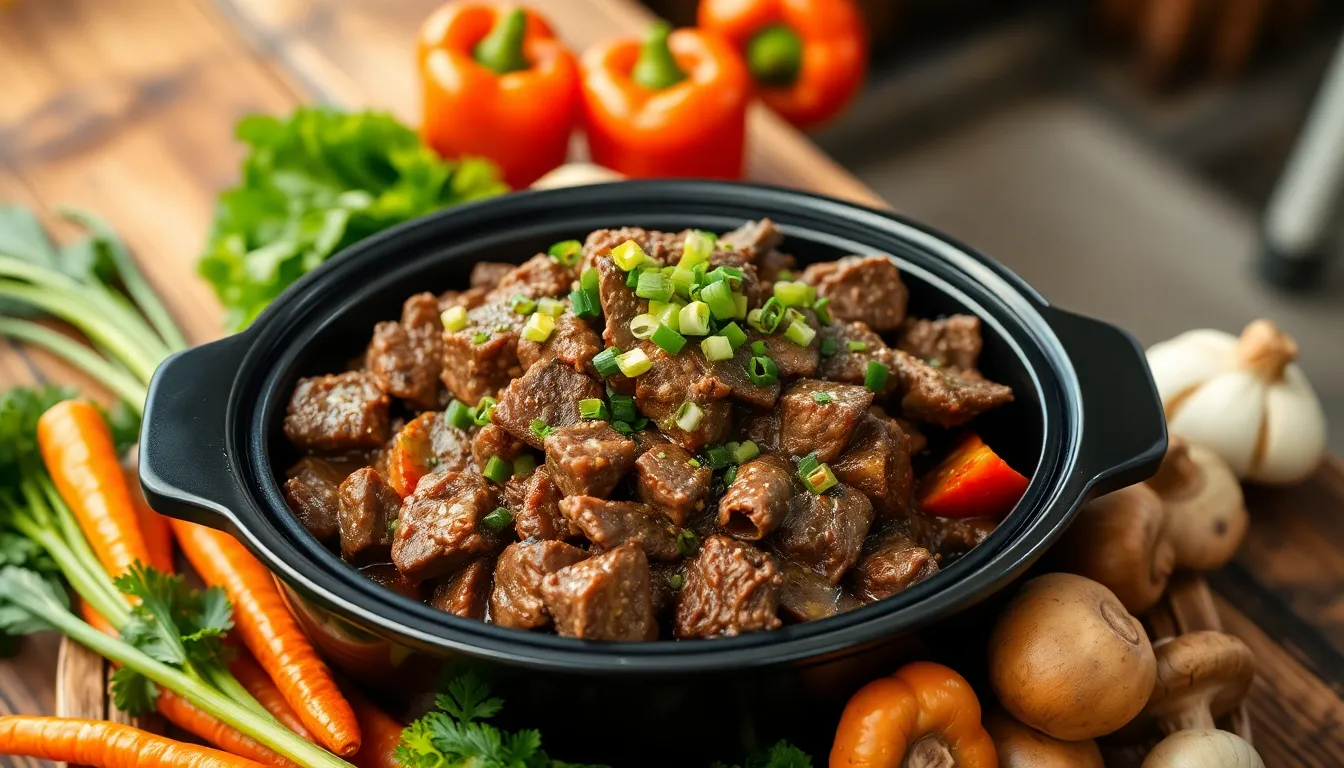 Korean Beef Slow Cooker Recipe: Easy Tender Beef in 8 Hours 12 Korean Beef Slow Cooker Recipe: Easy Tender Beef in 8 Hours 11