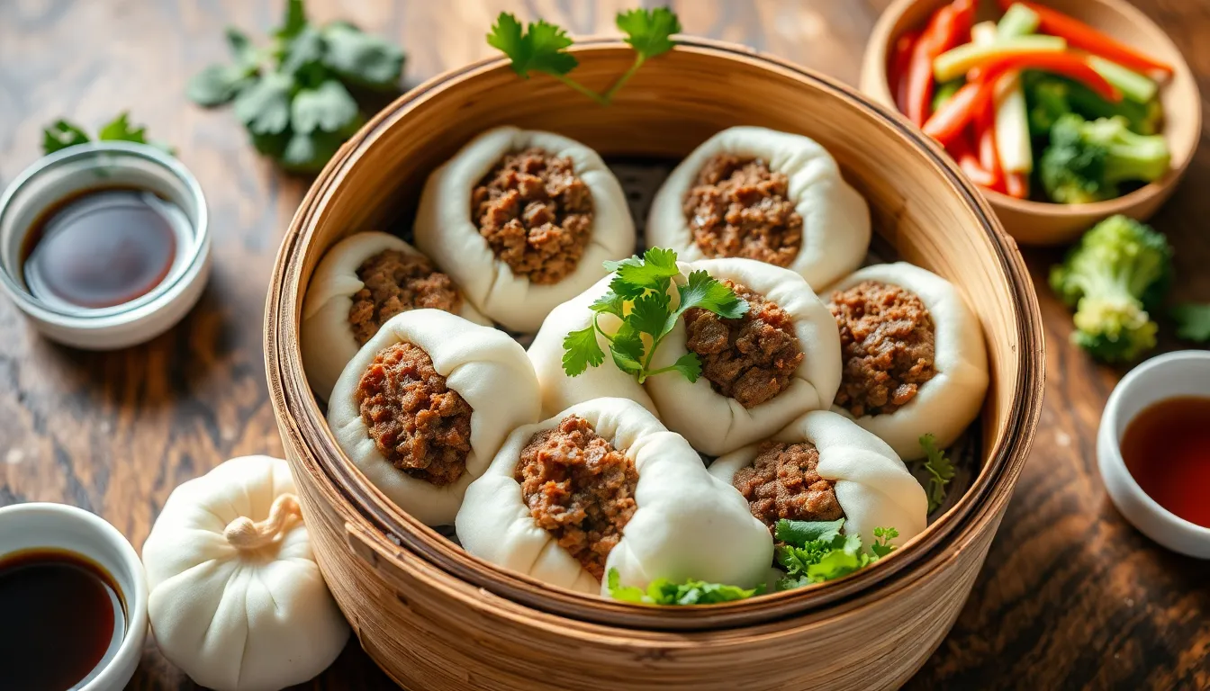Easy Ground Beef Meat Buns Recipe - Fluffy Steamed Buns with Savory Filling 12 Easy Ground Beef Meat Buns Recipe - Fluffy Steamed Buns with Savory Filling 11