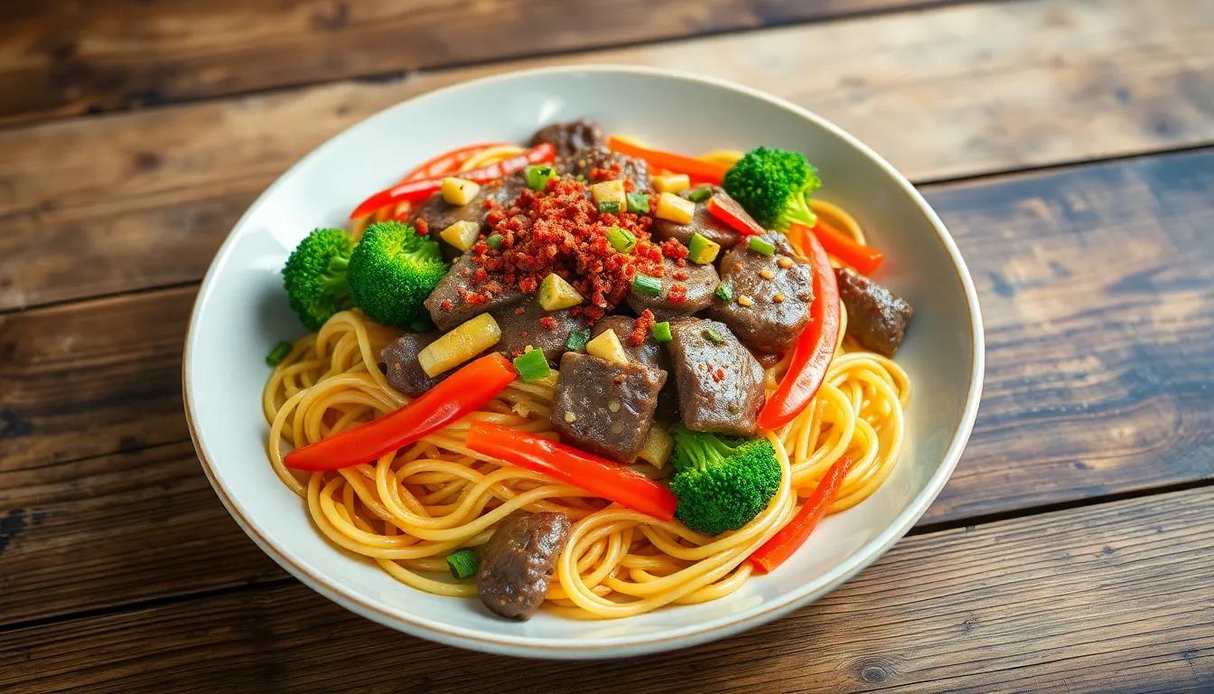 Easy 30-Minute Mongolian Beef Noodles Recipe (Restaurant-Style at Home!) 12 Easy 30-Minute Mongolian Beef Noodles Recipe (Restaurant-Style at Home!) 11
