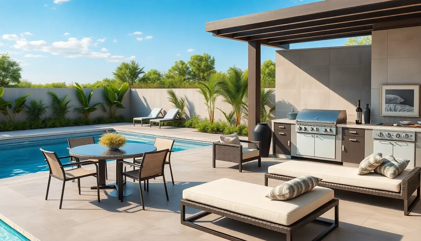 25 Pool and BBQ Area Ideas to Transform Your Backyard Into Summer Paradise 12 25 Pool and BBQ Area Ideas to Transform Your Backyard Into Summer Paradise 11