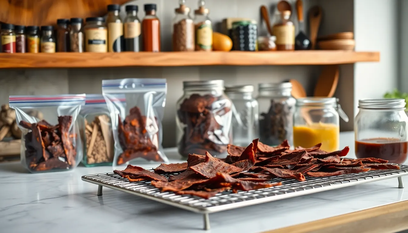 Best Spicy Beef Jerky Recipe Using a Dehydrator - Homemade & Flavorful 12 Best Spicy Beef Jerky Recipe Using a Dehydrator - Homemade & Flavorful 11
