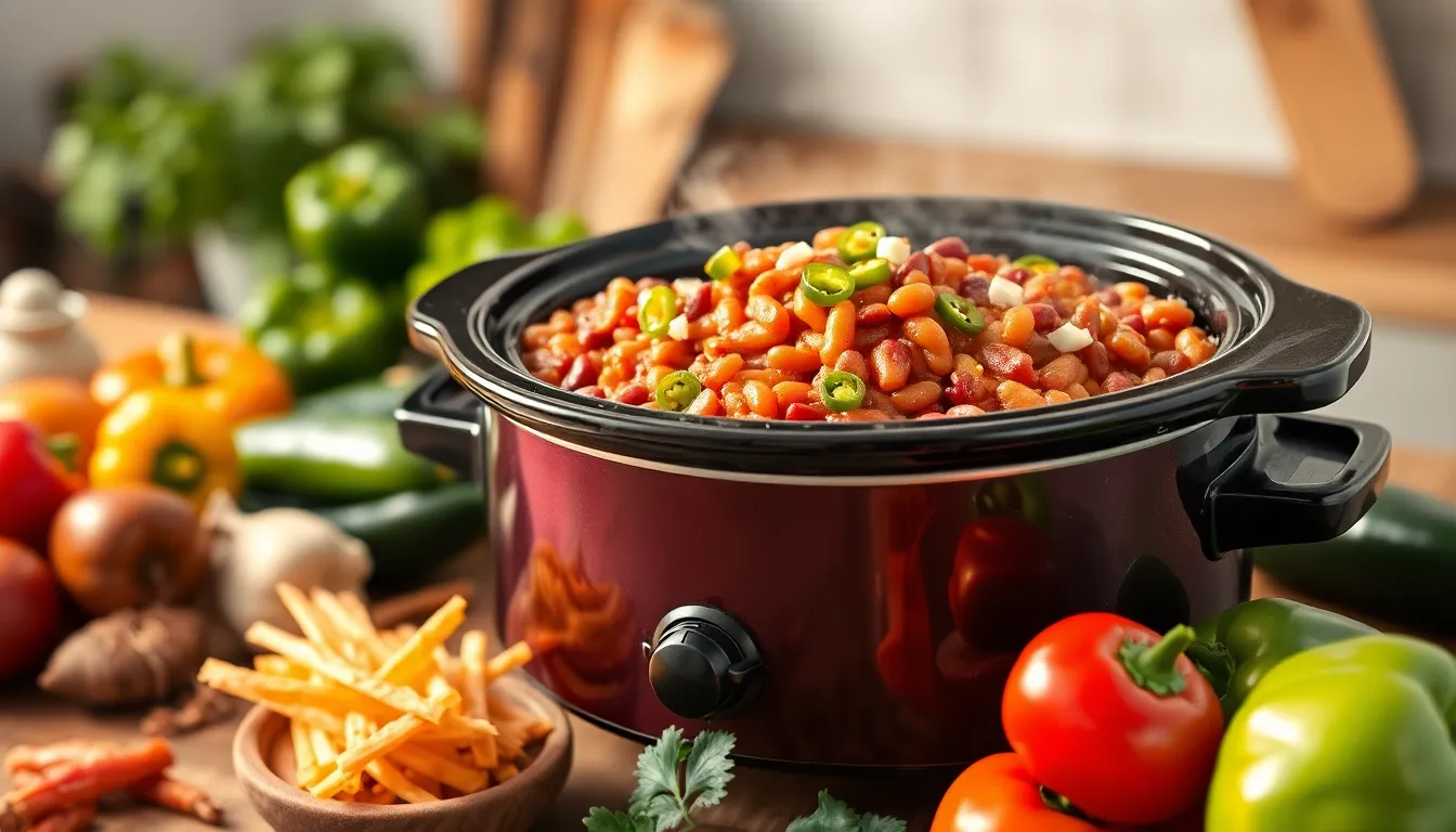 Easy Crockpot Baked Beans with Ground Beef Recipe (One-Pot Comfort Food) 14 Easy Crockpot Baked Beans with Ground Beef Recipe (One-Pot Comfort Food) 13