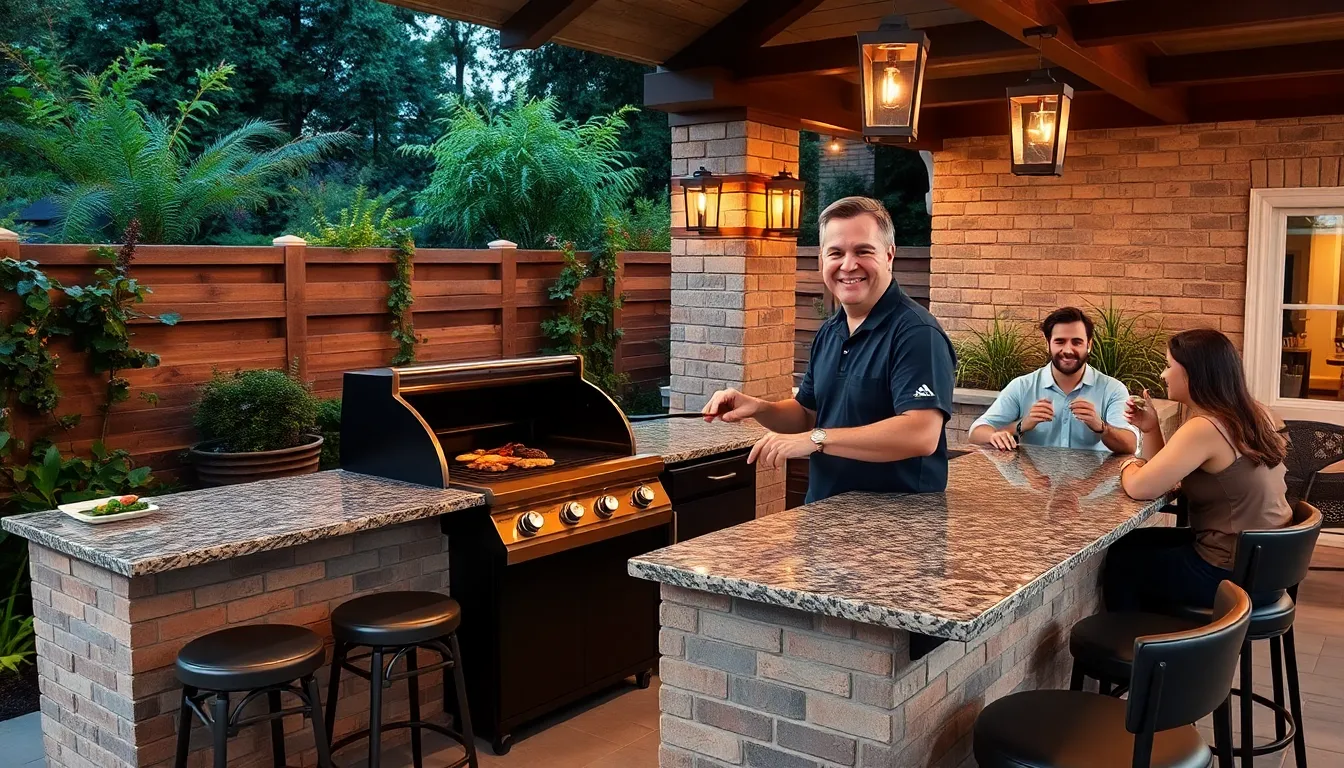25 Creative Outdoor BBQ Smoker Area Ideas to Transform Your Backyard 14 25 Creative Outdoor BBQ Smoker Area Ideas to Transform Your Backyard 13