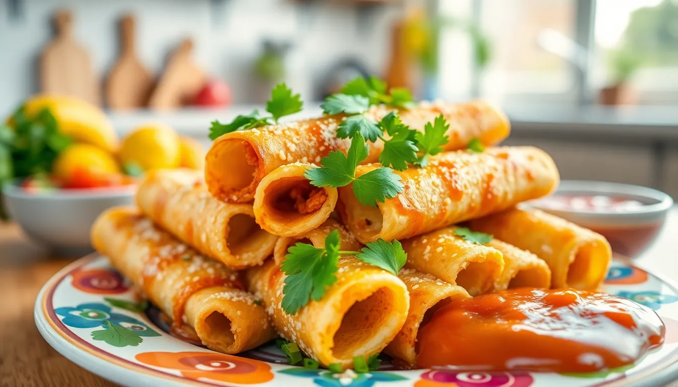Easy Ground Beef Taquitos Recipe - Crispy Homemade Mexican Rolls in 30 Minutes 14 Easy Ground Beef Taquitos Recipe - Crispy Homemade Mexican Rolls in 30 Minutes 13