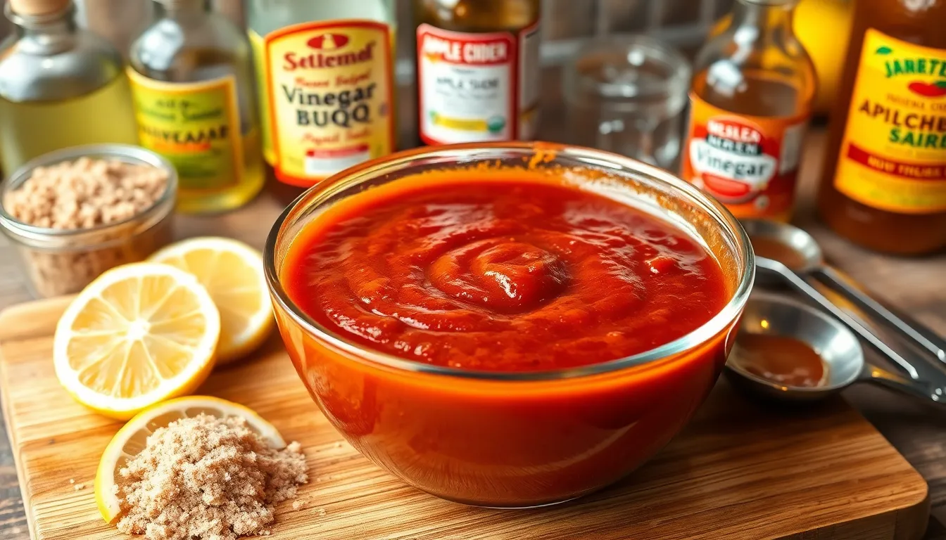 Easy Homemade Vinegar BBQ Sauce Recipe (Carolina Style) - Ready in 15 Minutes 14 Easy Homemade Vinegar BBQ Sauce Recipe (Carolina Style) - Ready in 15 Minutes 13
