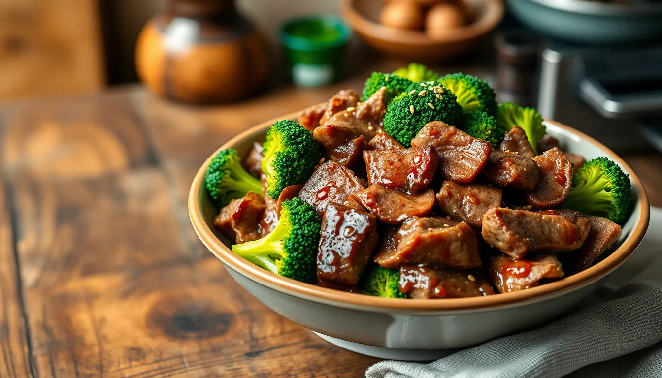 Healthy Beef and Broccoli Recipe: 30-Minute Low-Sodium Takeout Alternative 16 Healthy Beef and Broccoli Recipe: 30-Minute Low-Sodium Takeout Alternative 15
