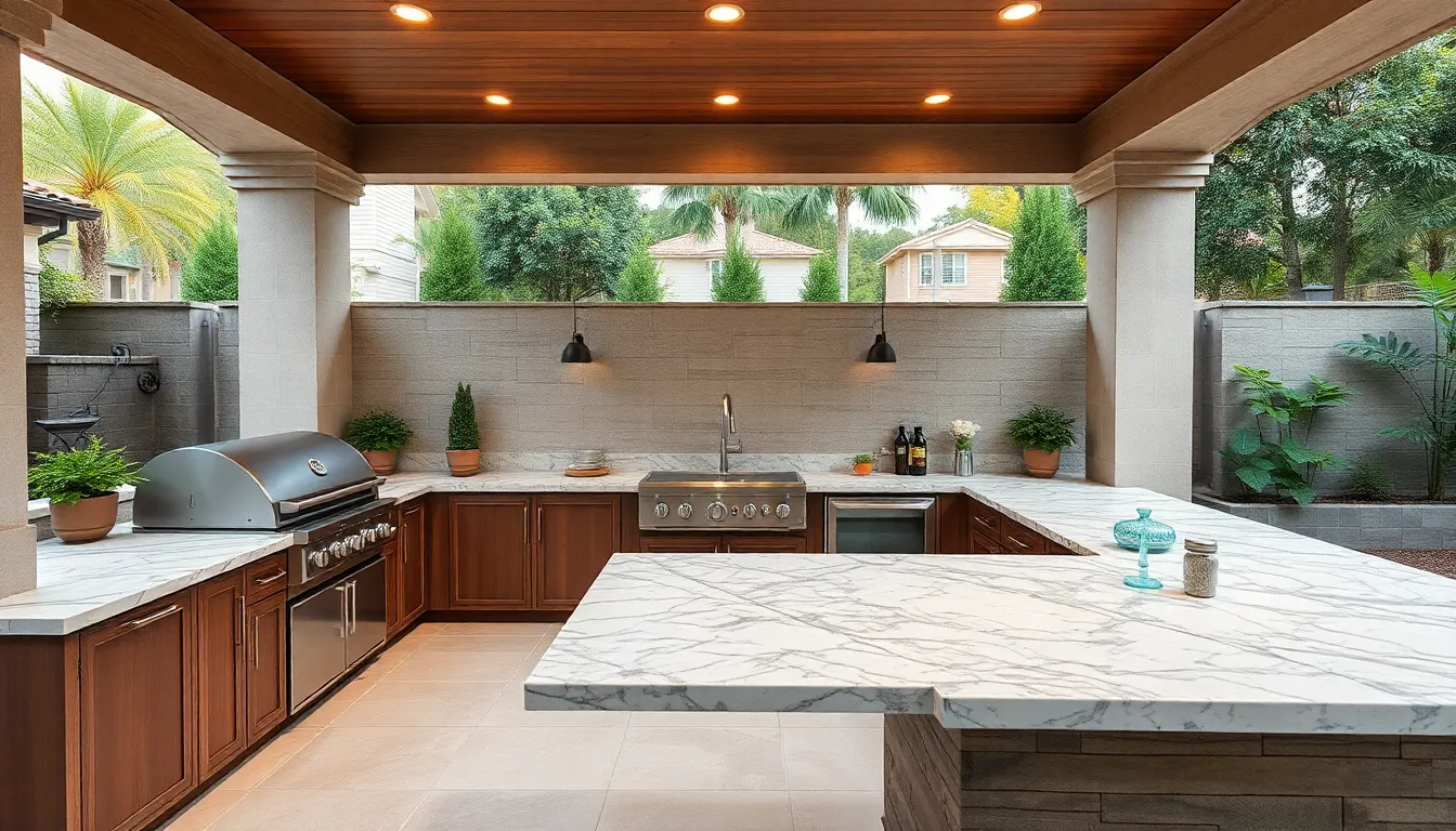 30 Built In BBQ Ideas: Transform Your Outdoor Barbeque Grill Area Into Paradise 16 30 Built In BBQ Ideas: Transform Your Outdoor Barbeque Grill Area Into Paradise 15