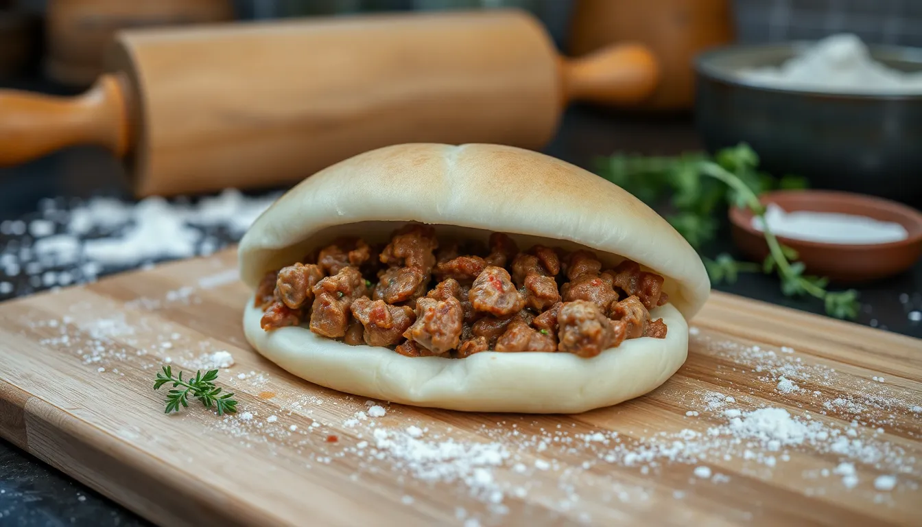 Easy Ground Beef Meat Buns Recipe - Fluffy Steamed Buns with Savory Filling 16 Easy Ground Beef Meat Buns Recipe - Fluffy Steamed Buns with Savory Filling 15