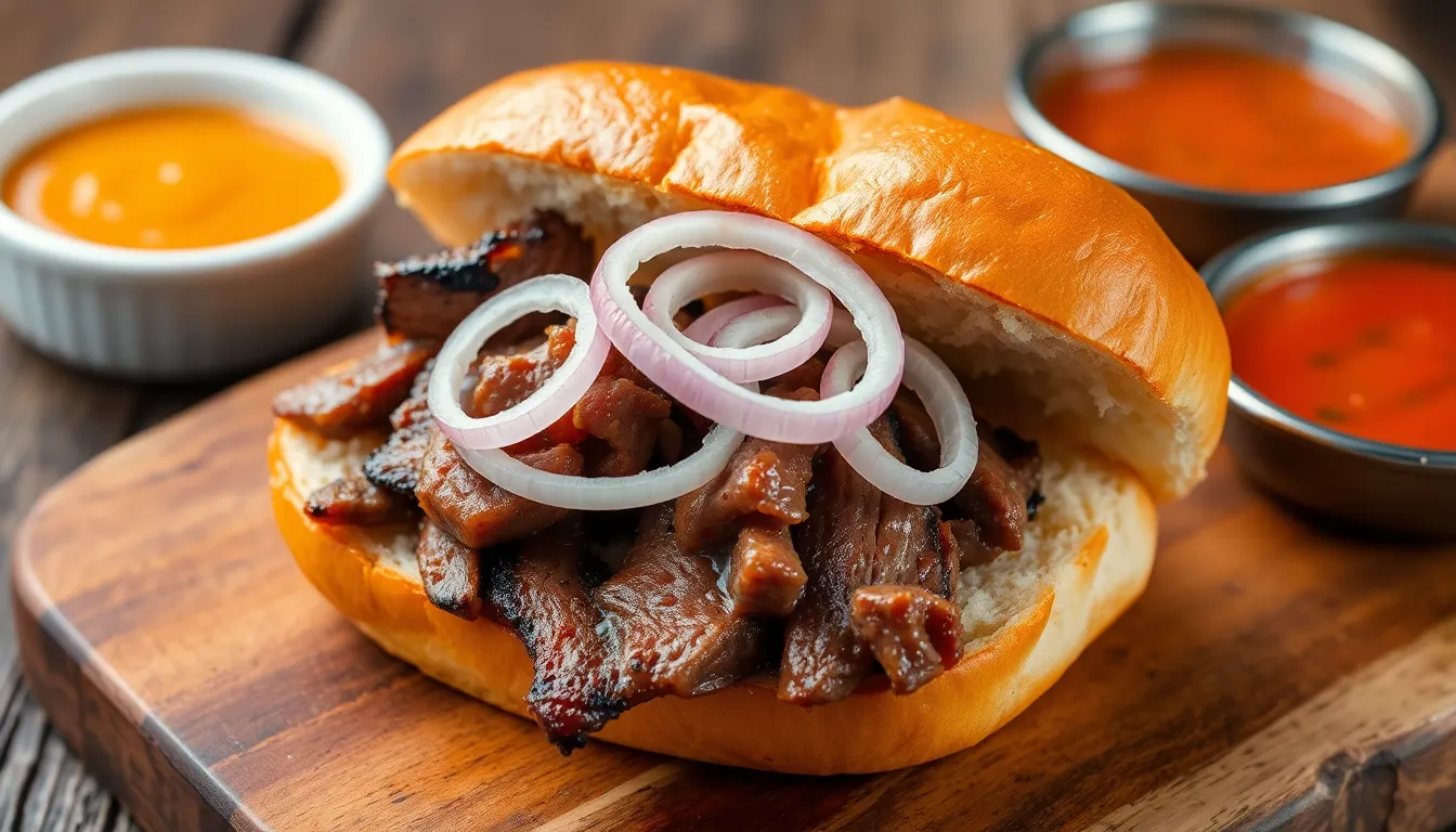 Authentic Baltimore Pit Beef Recipe: Smoky BBQ Sandwich You Can Make at Home 16 Authentic Baltimore Pit Beef Recipe: Smoky BBQ Sandwich You Can Make at Home 15