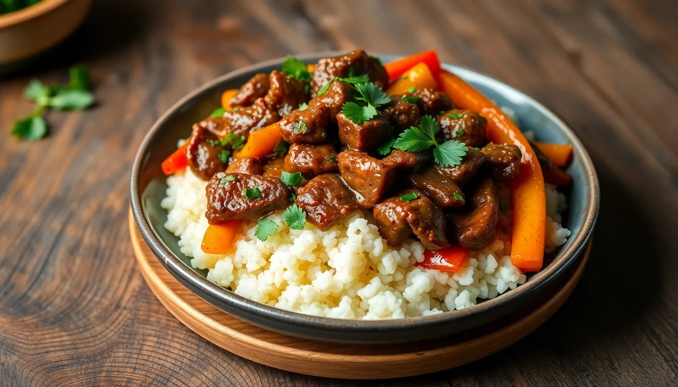 Healthy Mongolian Beef Recipe: 40% Fewer Calories in Just 20 Minutes 18 Healthy Mongolian Beef Recipe: 40% Fewer Calories in Just 20 Minutes 17