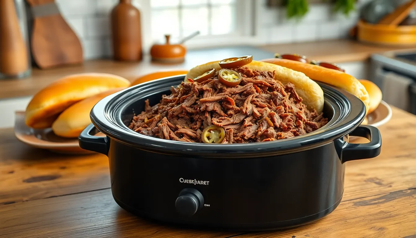 Easy Italian Beef Crockpot Recipe: Chicago-Style Sandwiches Made Simple 17