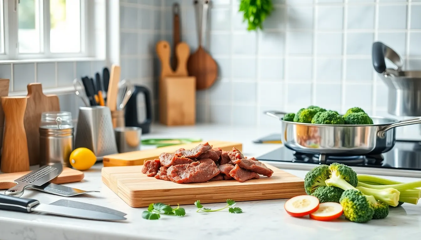 Healthy Beef and Broccoli Recipe: 30-Minute Low-Sodium Takeout Alternative 2 Healthy Beef and Broccoli Recipe: 30-Minute Low-Sodium Takeout Alternative 1