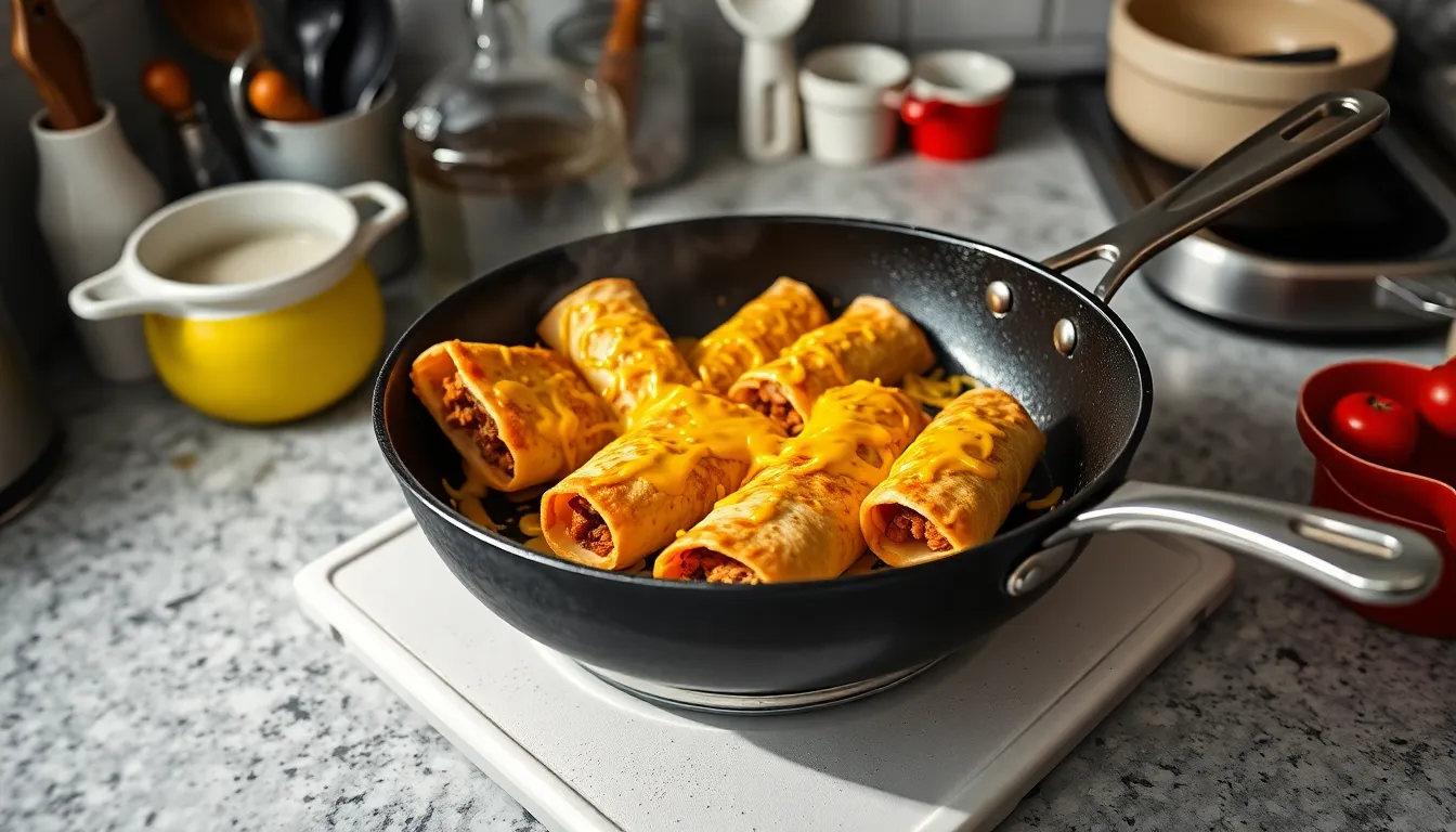 Crispy Beef and Cheese Chimichanga Recipe - Easy Homemade Mexican Favorite 1