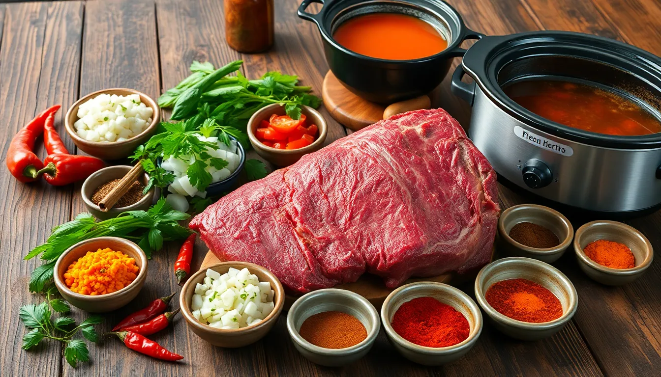 Easy Mexican Beef Birria Recipe: Authentic Crockpot Method for Tender, Flavorful Tacos 2 Easy Mexican Beef Birria Recipe: Authentic Crockpot Method for Tender, Flavorful Tacos 1