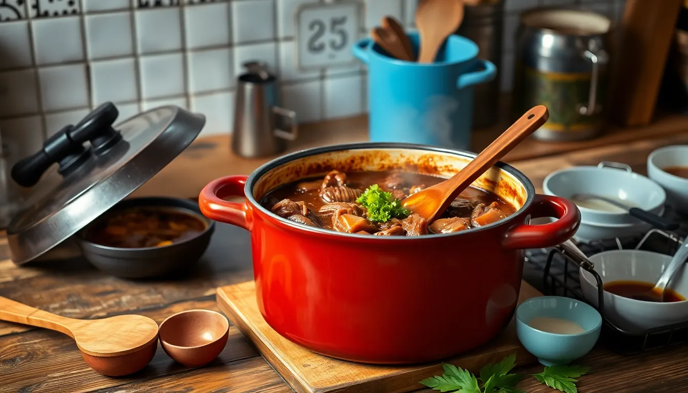 Authentic Beef Kare Kare Recipe: Filipino Peanut Stew Made Easy at Home 2 Authentic Beef Kare Kare Recipe: Filipino Peanut Stew Made Easy at Home 1