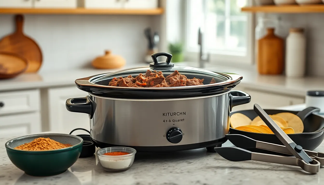 Easy Crockpot Beef Street Tacos Recipe - Tender, Authentic Mexican Flavor 2 Easy Crockpot Beef Street Tacos Recipe - Tender, Authentic Mexican Flavor 1