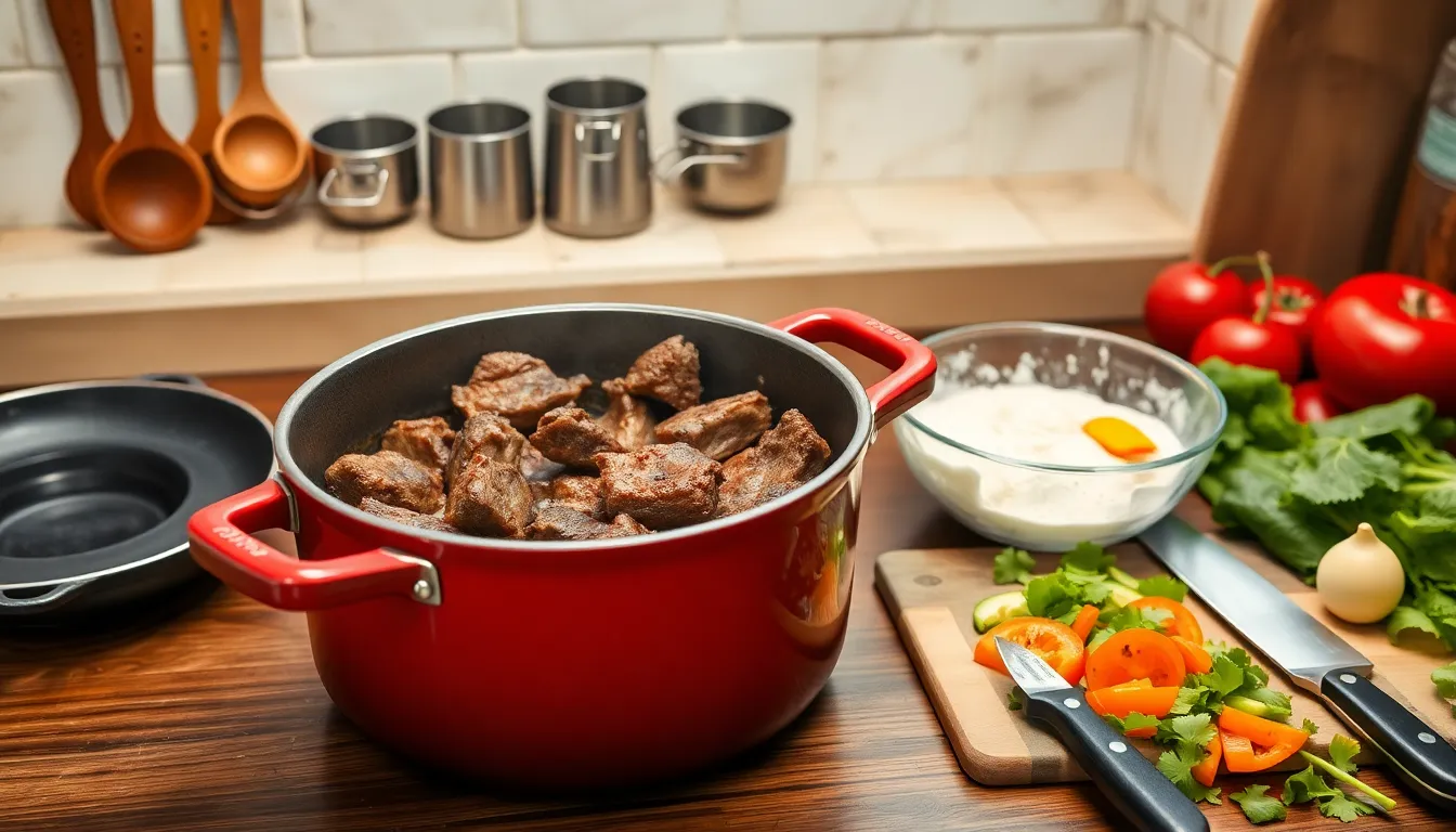 Easy Beef Tips and Rice Recipe: Tender, Flavorful One-Pot Comfort Food 2 Easy Beef Tips and Rice Recipe: Tender, Flavorful One-Pot Comfort Food 1