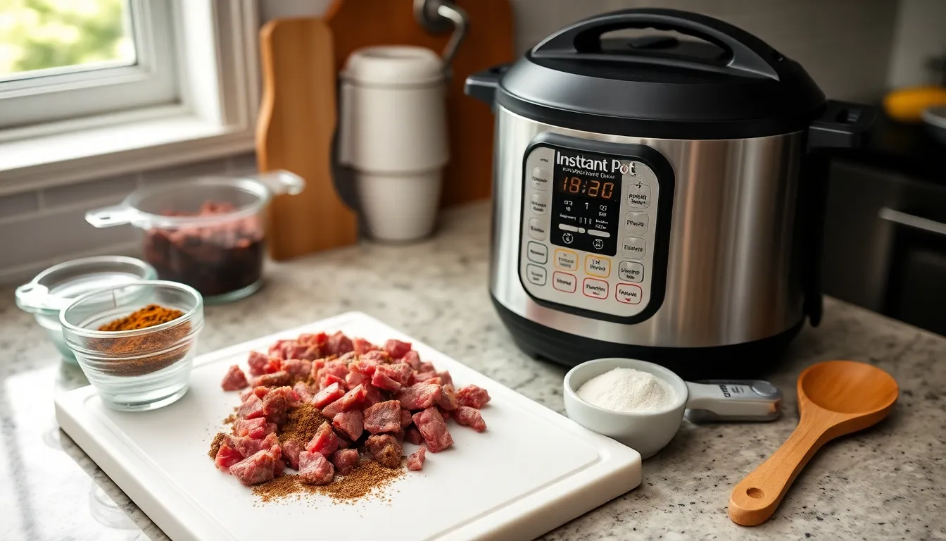 Easy Instant Pot Beef Tips Recipe: Tender & Flavorful in Under 1 Hour 2 Easy Instant Pot Beef Tips Recipe: Tender & Flavorful in Under 1 Hour 1