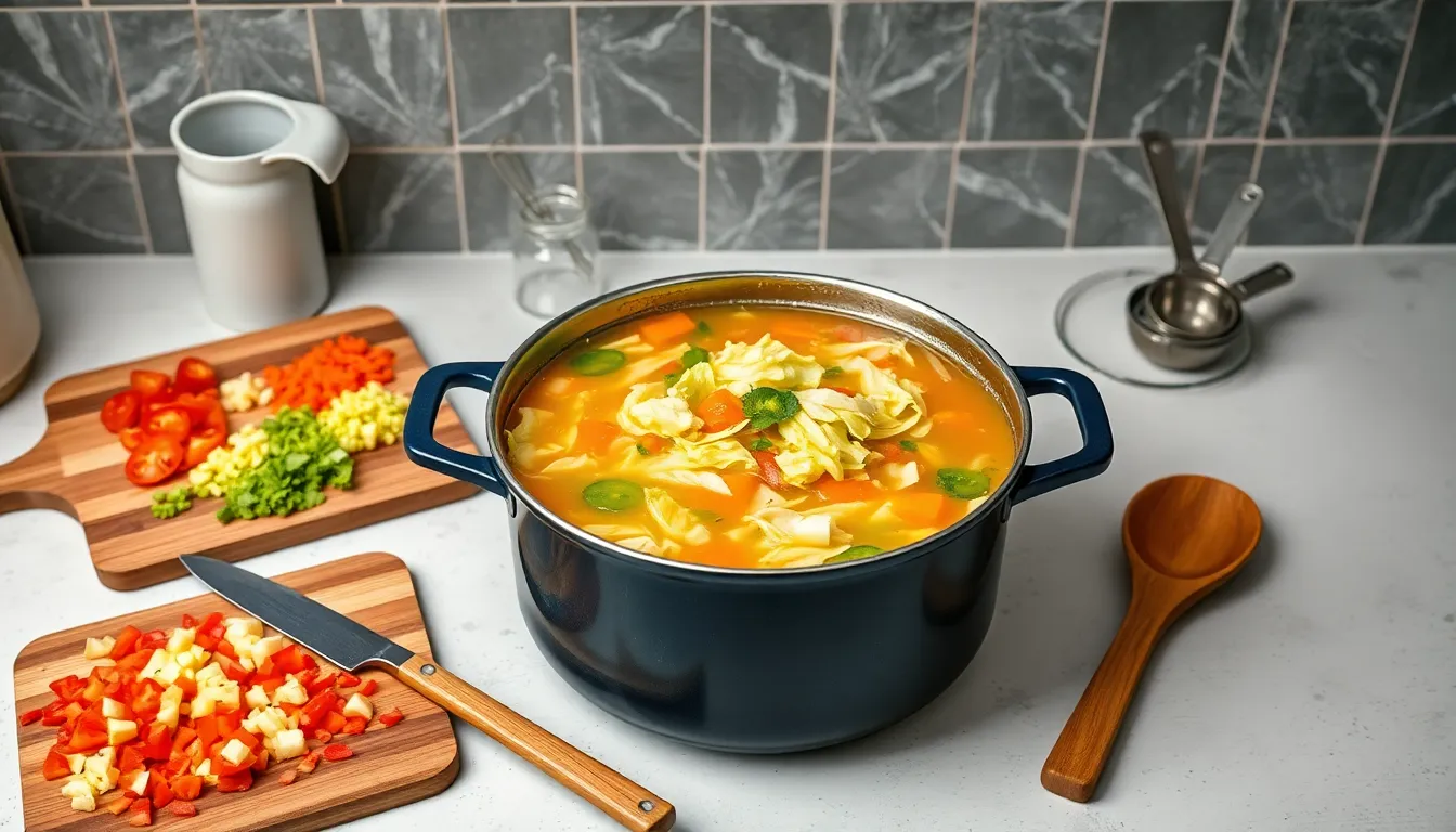 Easy Ground Beef Cabbage Soup Recipe - Ready in 30 Minutes 2 Easy Ground Beef Cabbage Soup Recipe - Ready in 30 Minutes 1