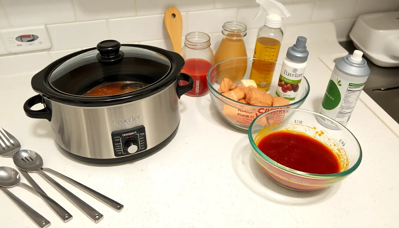 Easy Crockpot BBQ Chicken Recipe (Tender & Juicy in 6 Hours!) 2 Easy Crockpot BBQ Chicken Recipe (Tender & Juicy in 6 Hours!) 1