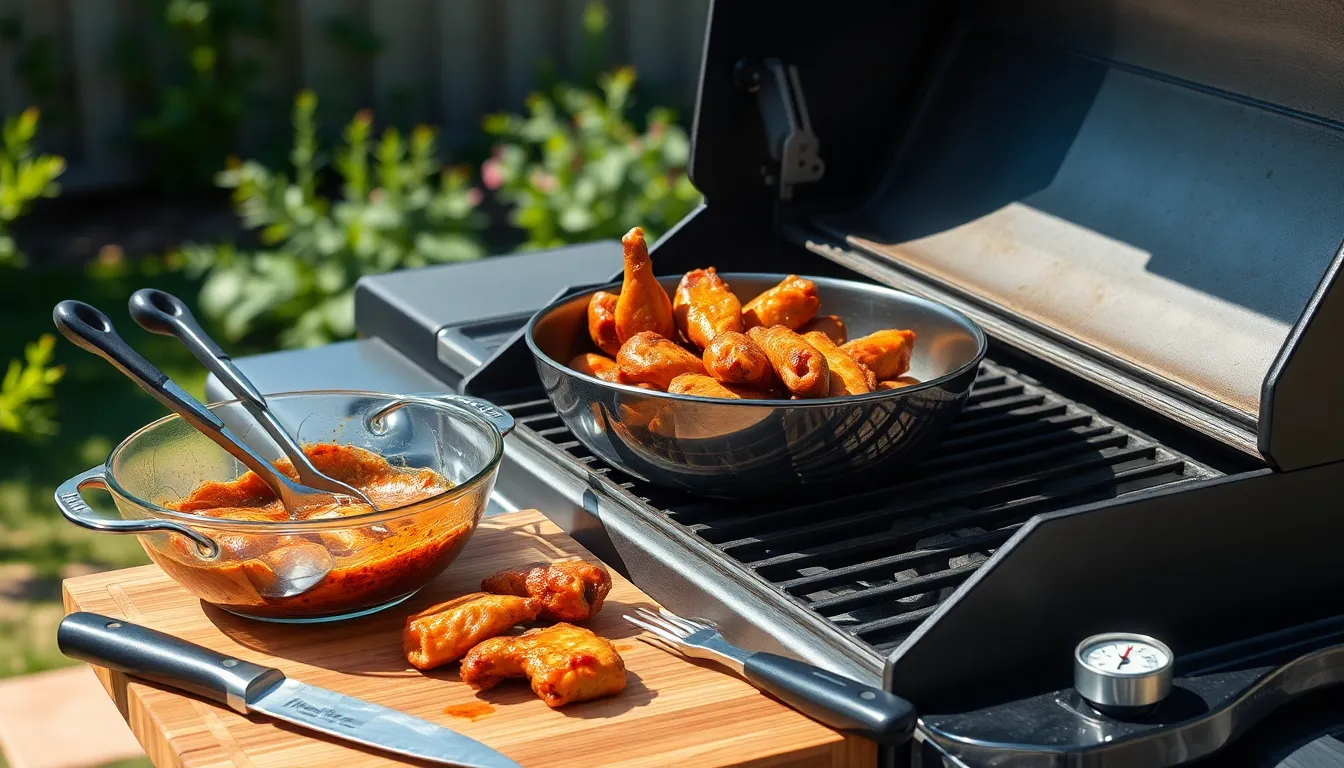 Ultimate Grilled Chicken Wings Recipe with Game-Changing Marinade (So Easy!) 2 Ultimate Grilled Chicken Wings Recipe with Game-Changing Marinade (So Easy!) 1