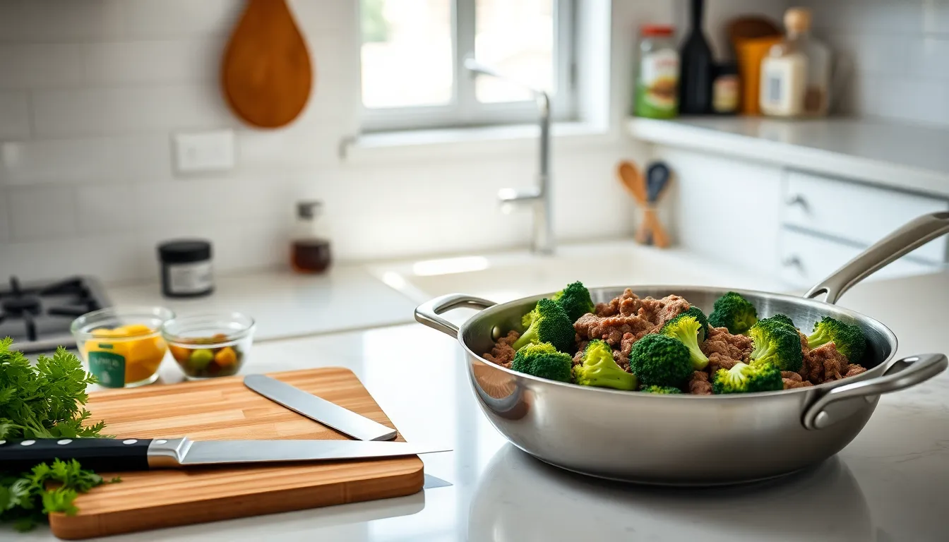 Easy Ground Beef Broccoli Recipe: 20-Minute One-Skillet Dinner 1