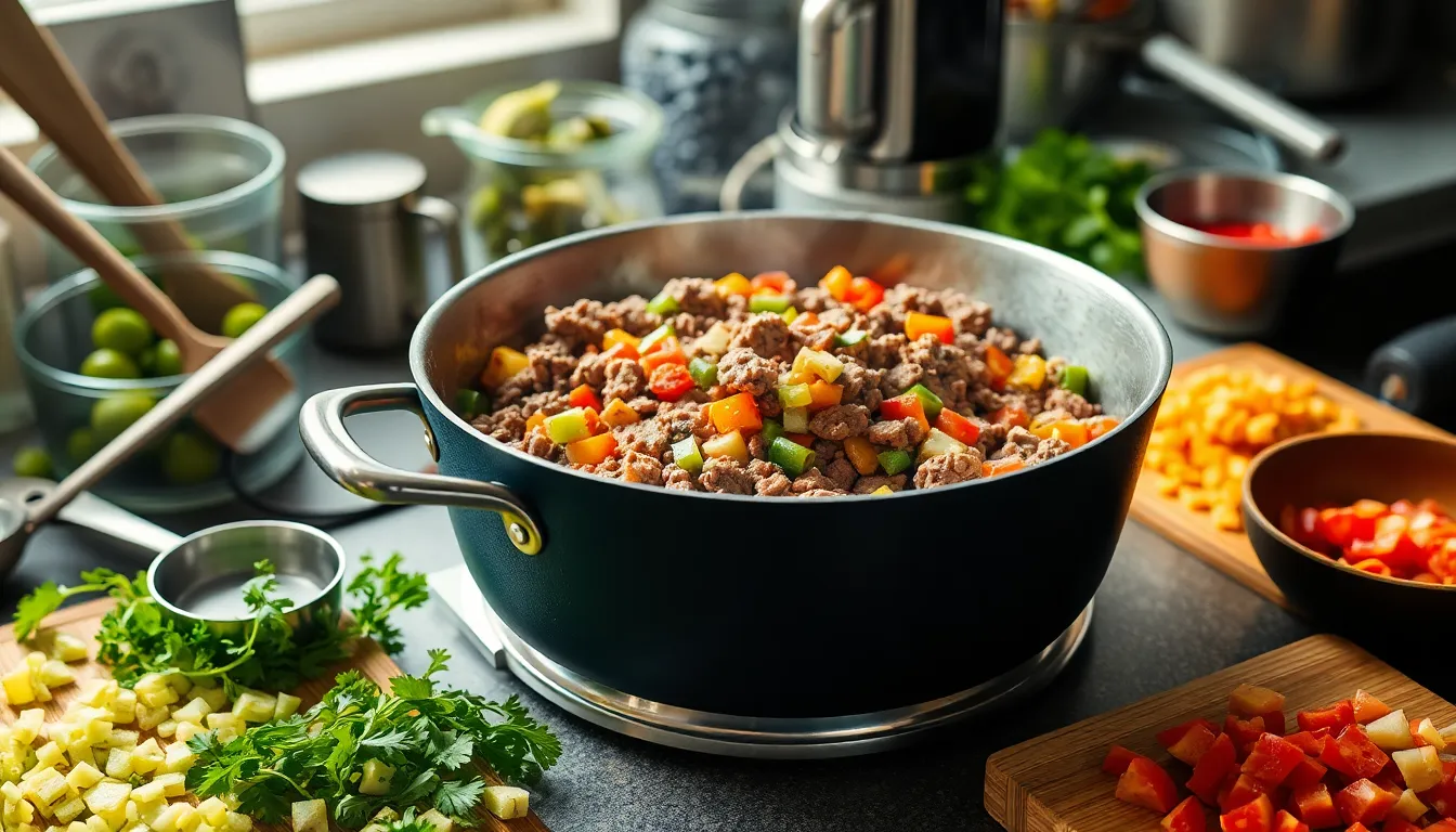 Easy Ground Beef Nachos Recipe - Loaded with Flavor in 30 Minutes 2 Easy Ground Beef Nachos Recipe - Loaded with Flavor in 30 Minutes 1