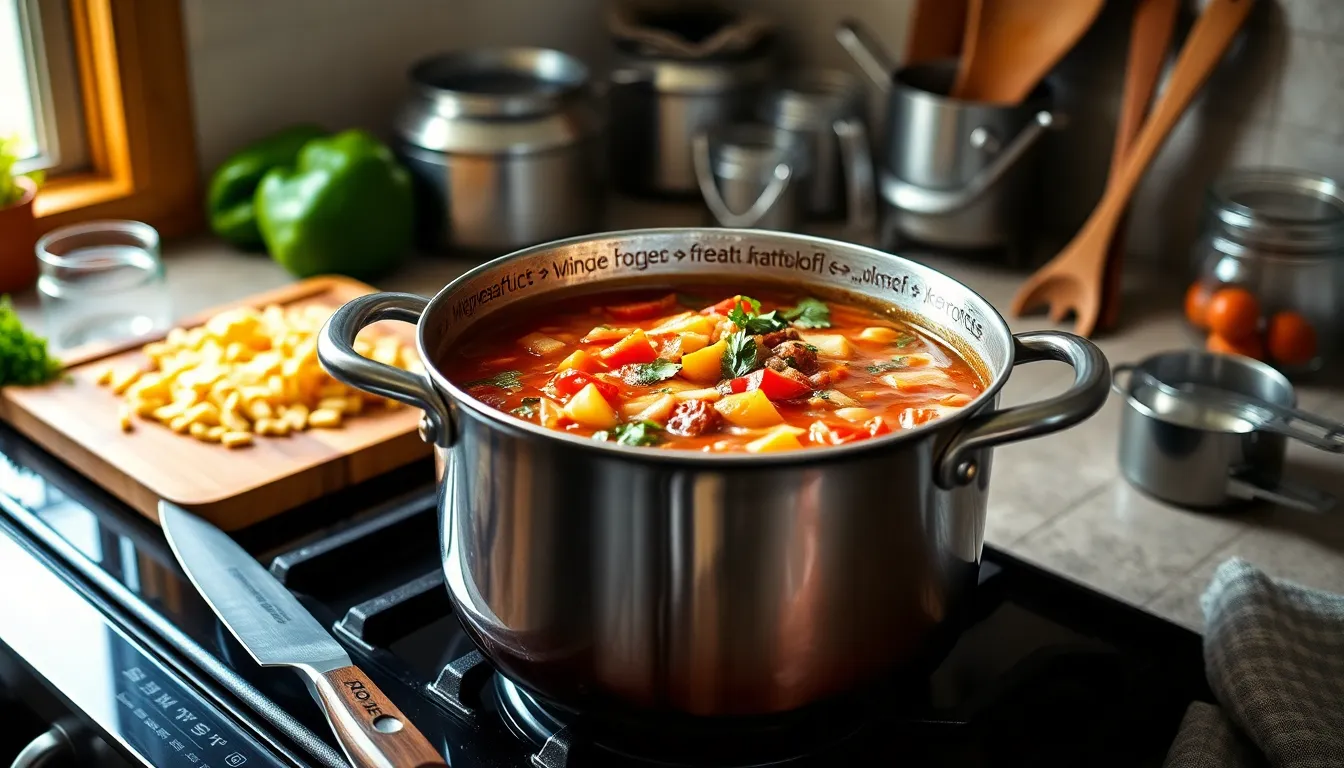 Hearty Minestrone Soup Recipe with Ground Beef - Easy One-Pot Italian Comfort Food 1