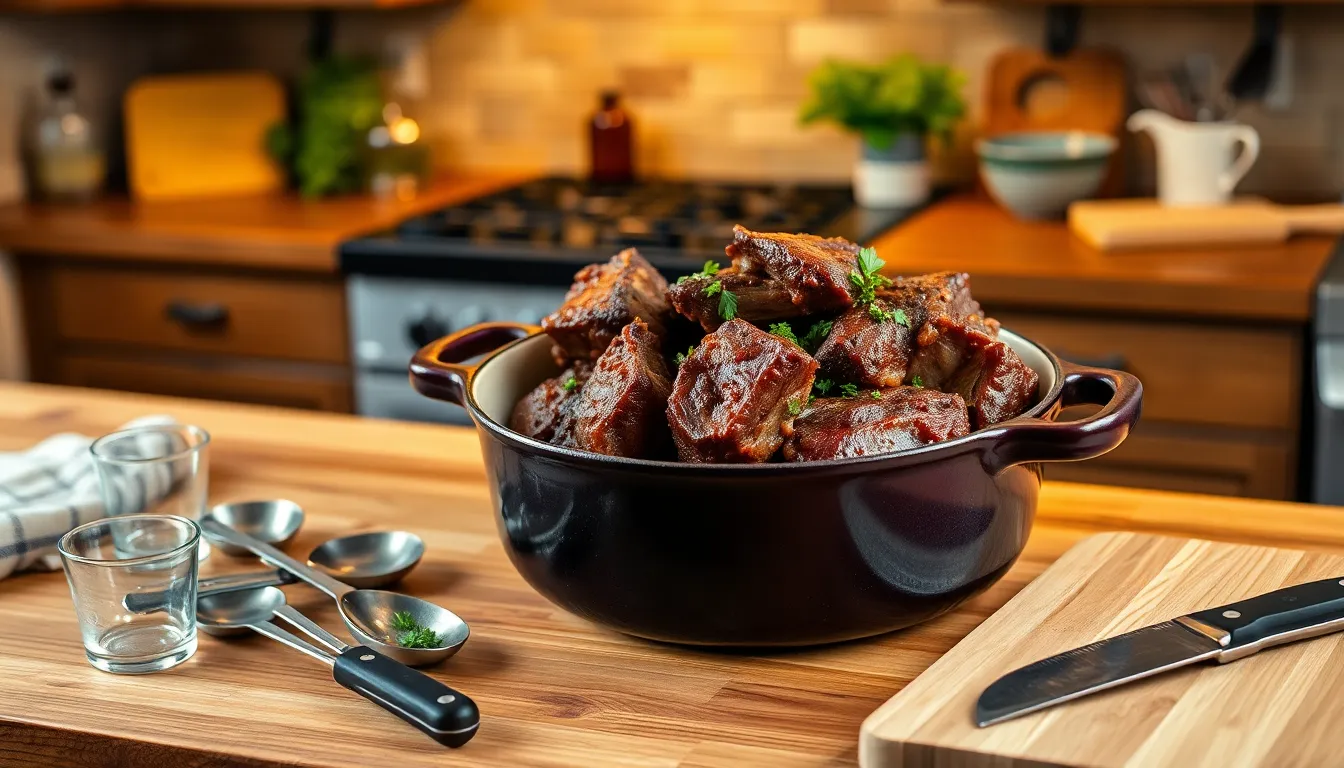 Perfect Short Beef Ribs Recipe: Fall-Off-The-Bone Tender in 3 Hours 2 Perfect Short Beef Ribs Recipe: Fall-Off-The-Bone Tender in 3 Hours 1