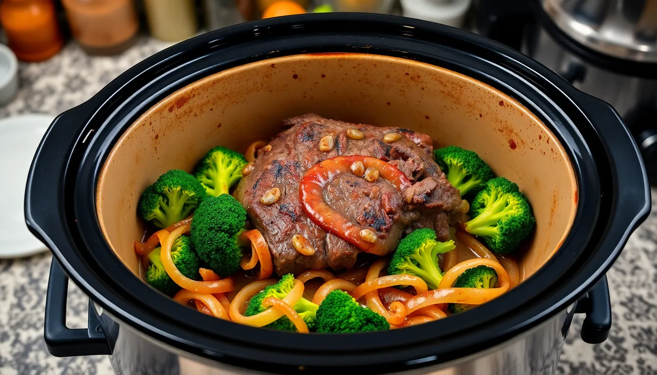 Easy Crockpot Beef and Broccoli Recipe - Better Than Takeout 5