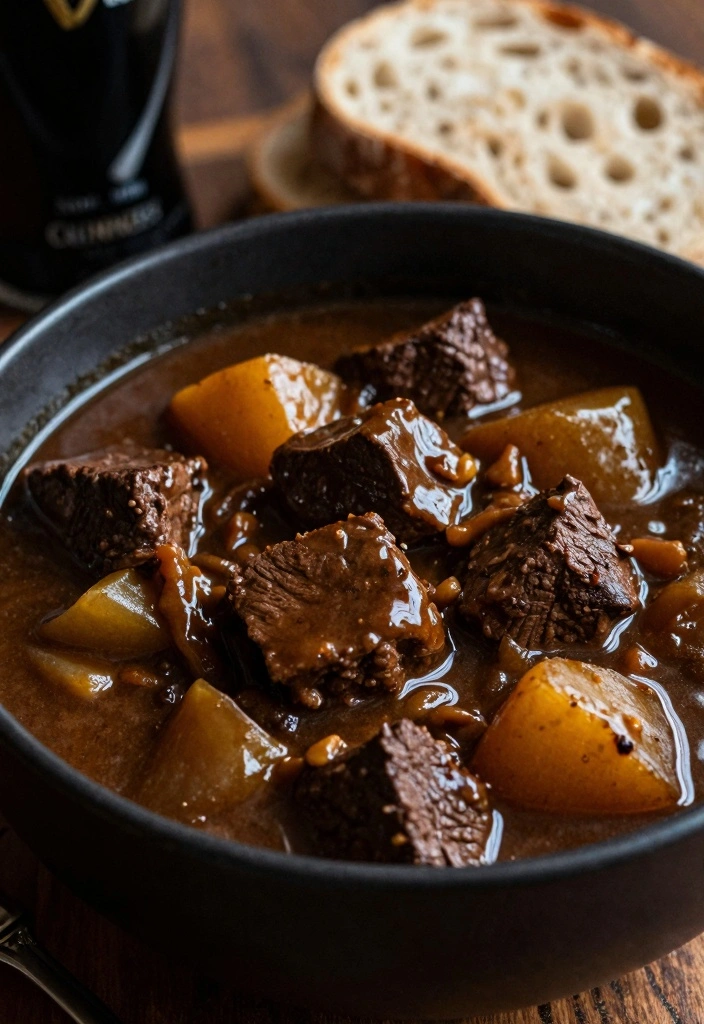 10 Beef Stew Meat Recipes for Warm Tender Comforting Dinners 31 10 Beef Stew Meat Recipes for Warm Tender Comforting Dinners - 4. Guinness Beef Stew