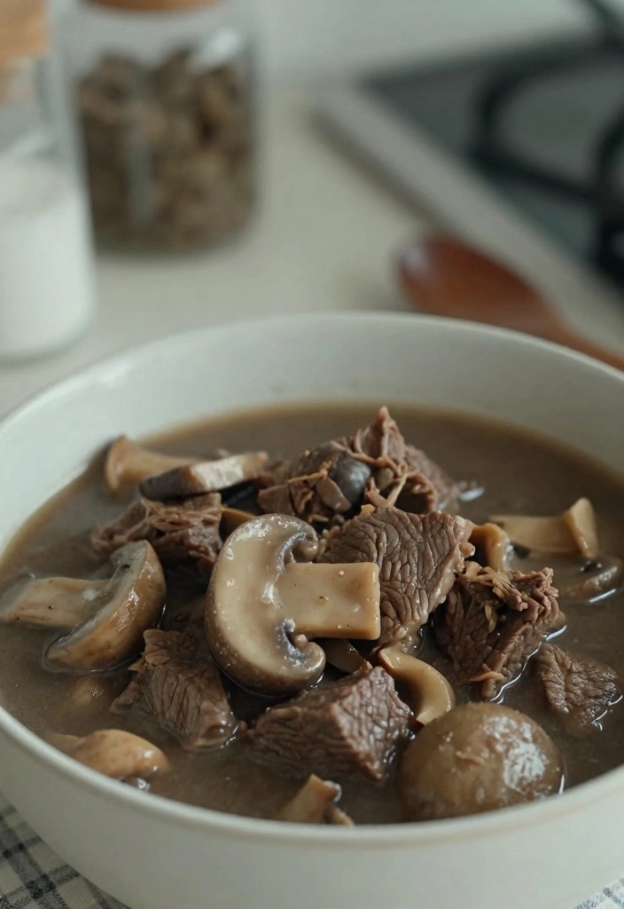 10 Beef Stew Meat Recipes for Warm Tender Comforting Dinners 64 10 Beef Stew Meat Recipes for Warm Tender Comforting Dinners - 7. Beef and Mushroom Stew