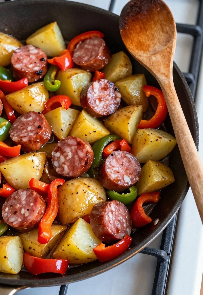 10 Polish Sausage Recipes for Bold Cozy Dinners 12 10 Polish Sausage Recipes for Bold Cozy Dinners - 2. Polish Sausage and Potato Skillet